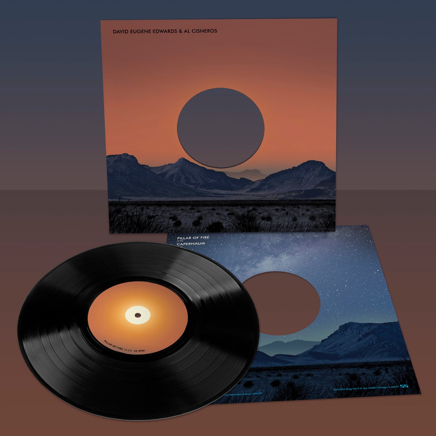 David Eugene Edwards & Al Cisneros 'Pillar of Fire / Capernaum' 10"