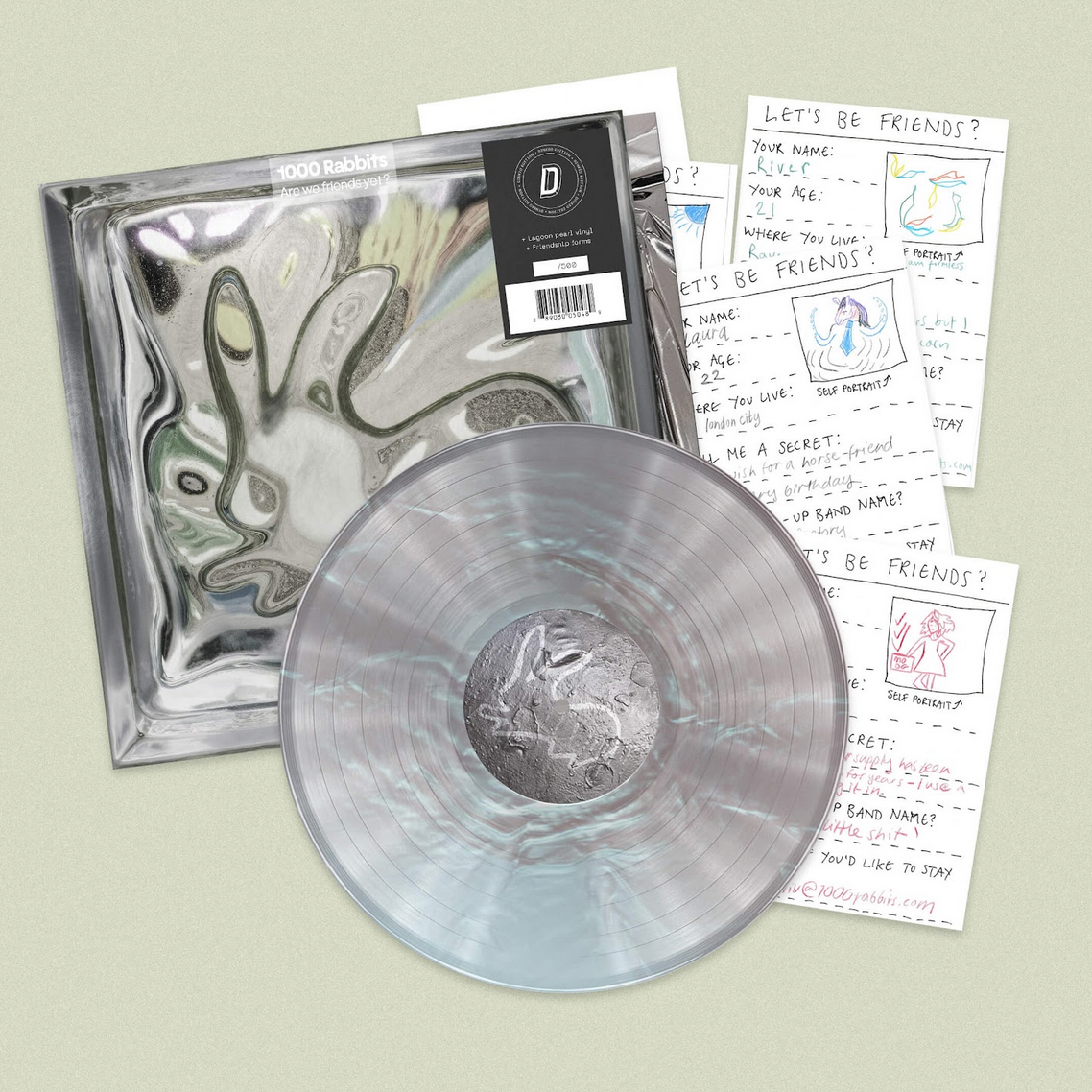 1000 Rabbits 'Are we friends yet?' 12" EP