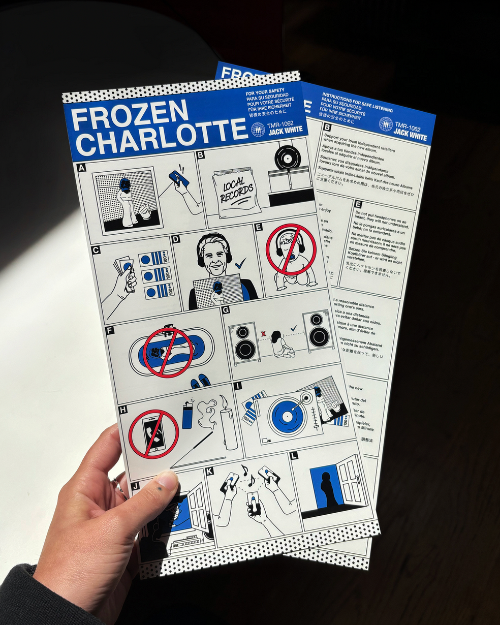 Jack White 'Frozen Charlotte' Listening Party - Wednesday 8th July 5.30pm