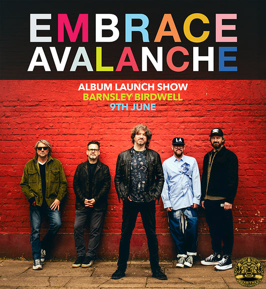 Embrace - Live at Birdwell Venue Barnsley - 9th June - FINAL TICKETS AVAILABLE ON THE DOOR