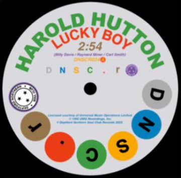 Harold Hutton & The Dells ‘Lucky Boy’ / ‘Thinkin’ About You’ 7"