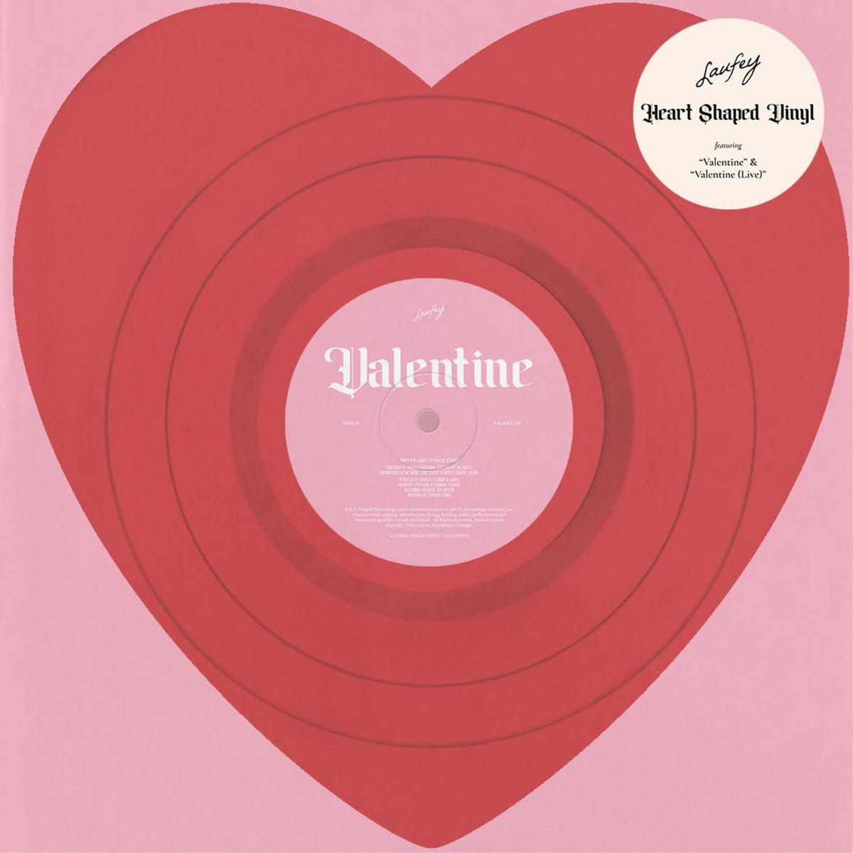 Laufey 'Valentine' Heart Shaped 12"