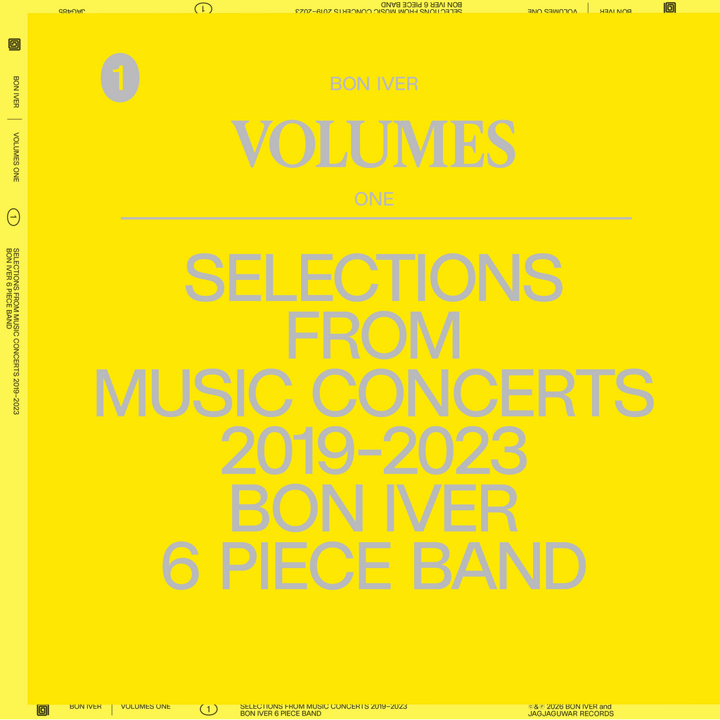 Bon Iver  'VOLUMES: ONE "SELECTIONS FROM MUSIC CONCERTS 2019-2023 BON IVER 6 PIECE BAND"' LP