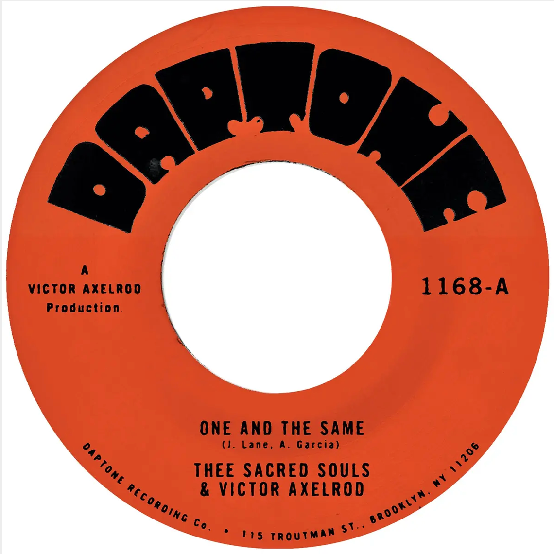 Thee Sacred Souls and Victor Axelrod 'One and the Same / Same Difference' 7"