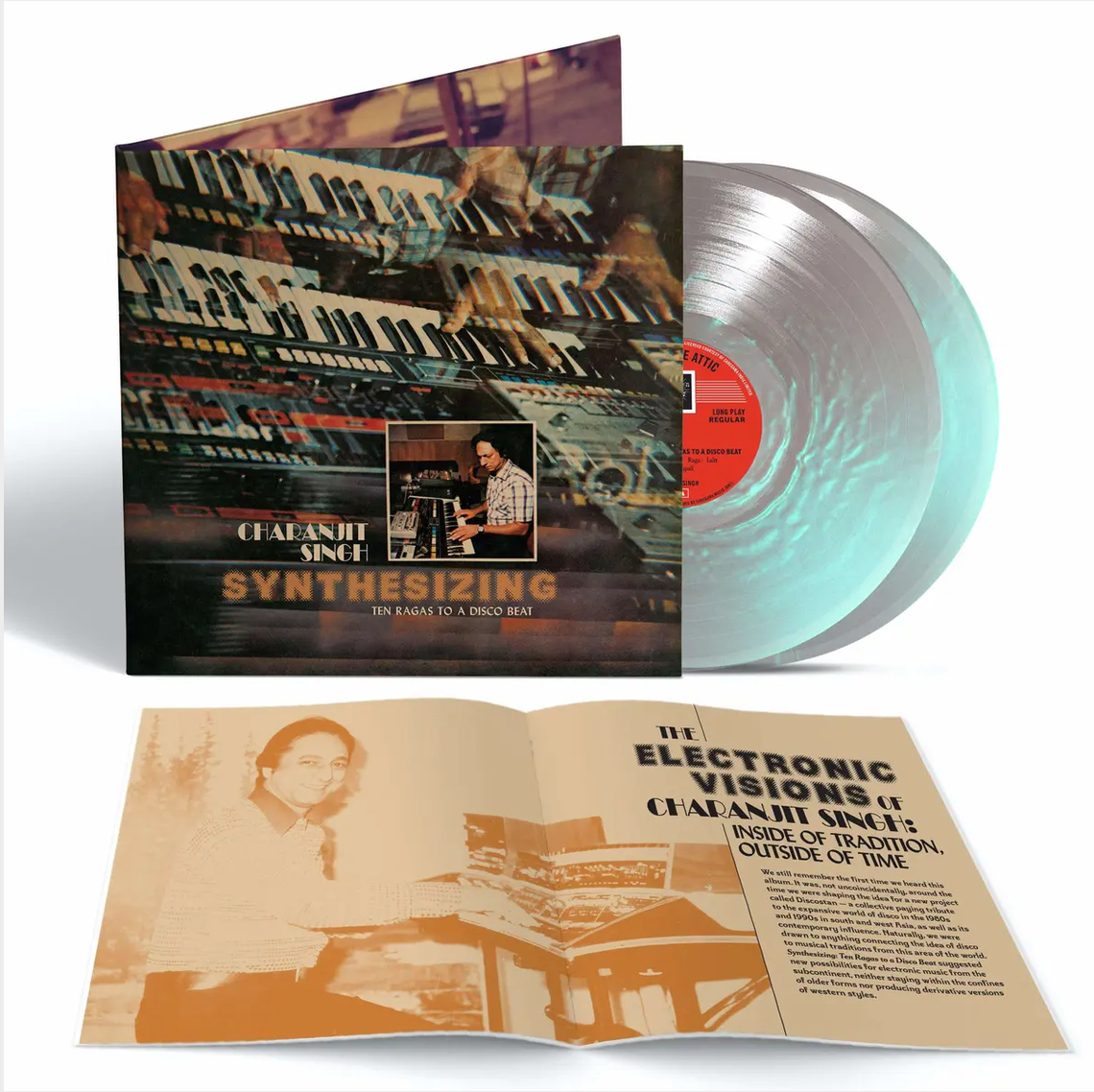Charanjit Singh 'Synthesizing: Ten Ragas to a Disco Beat' 2xLP