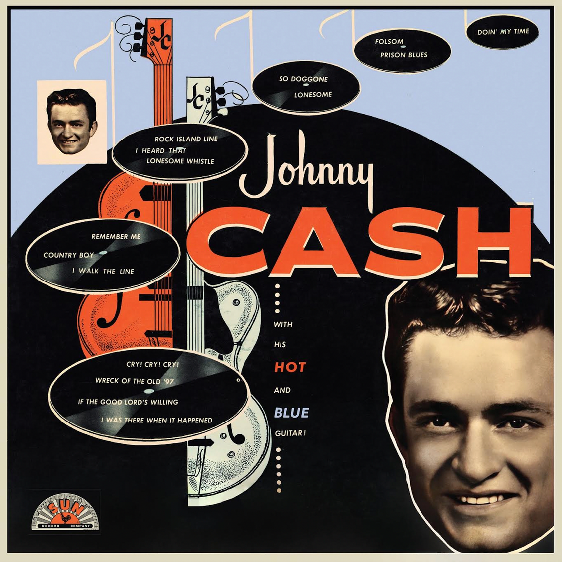 Johnny Cash 'With His Hot And Blue Guitar' LP