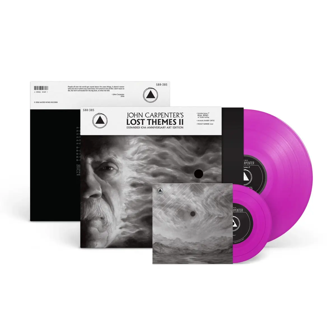 John Carpenter, Cody Carpenter and Daniel Davies 'Lost Themes II Expanded (10th Anniversary Art Edition)' LP + 7"