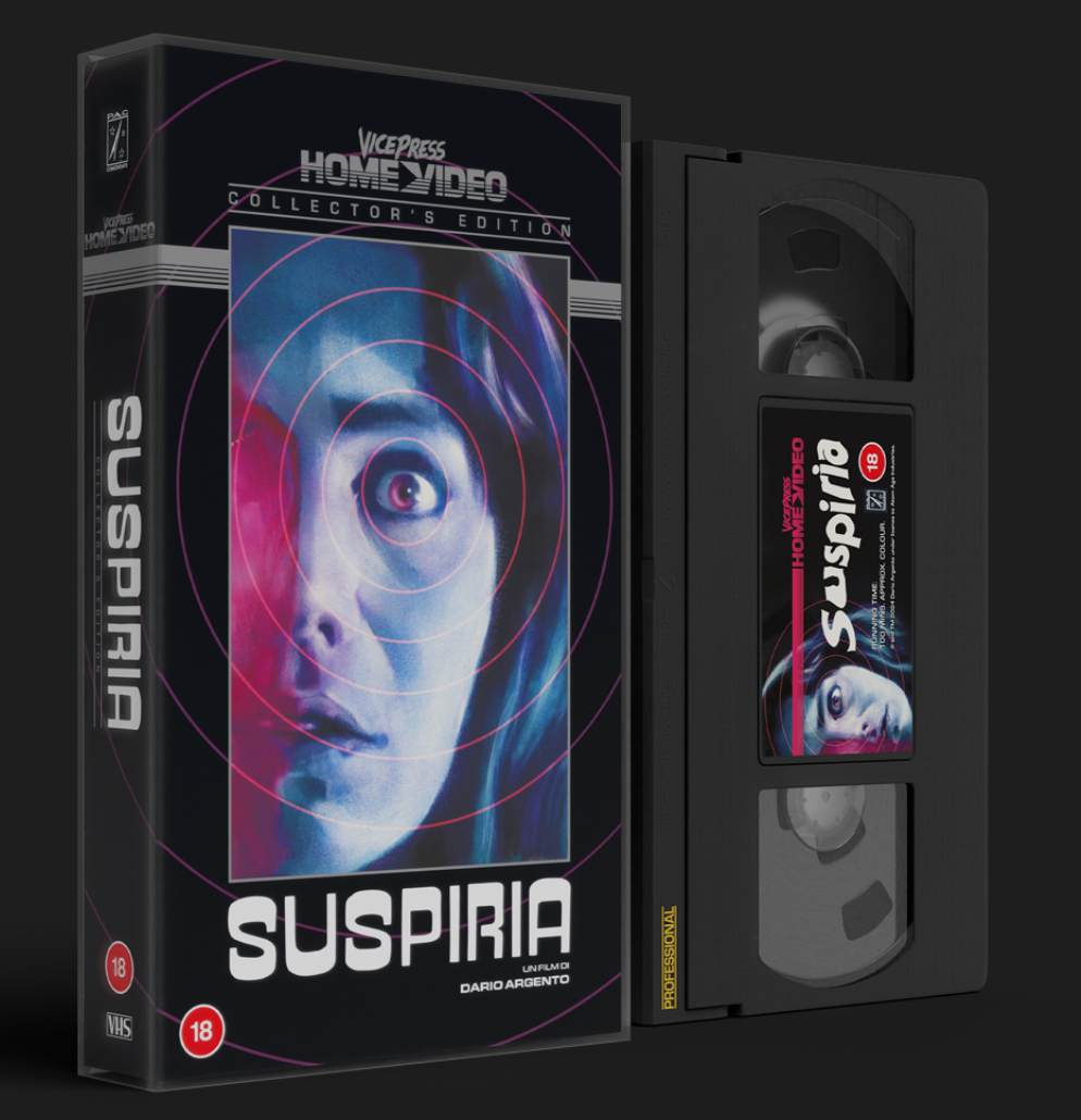 Suspiria VHS Video Tape