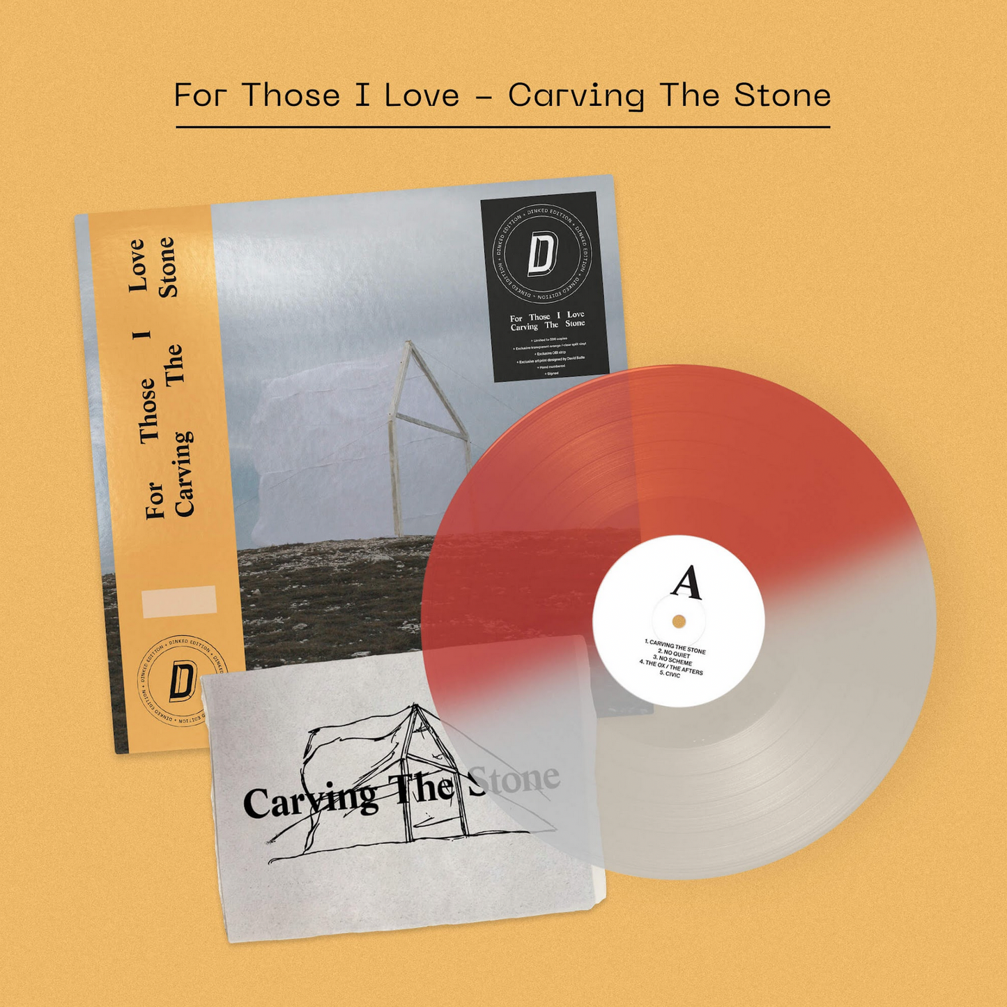 For Those I Love 'Carving The Stone' LP