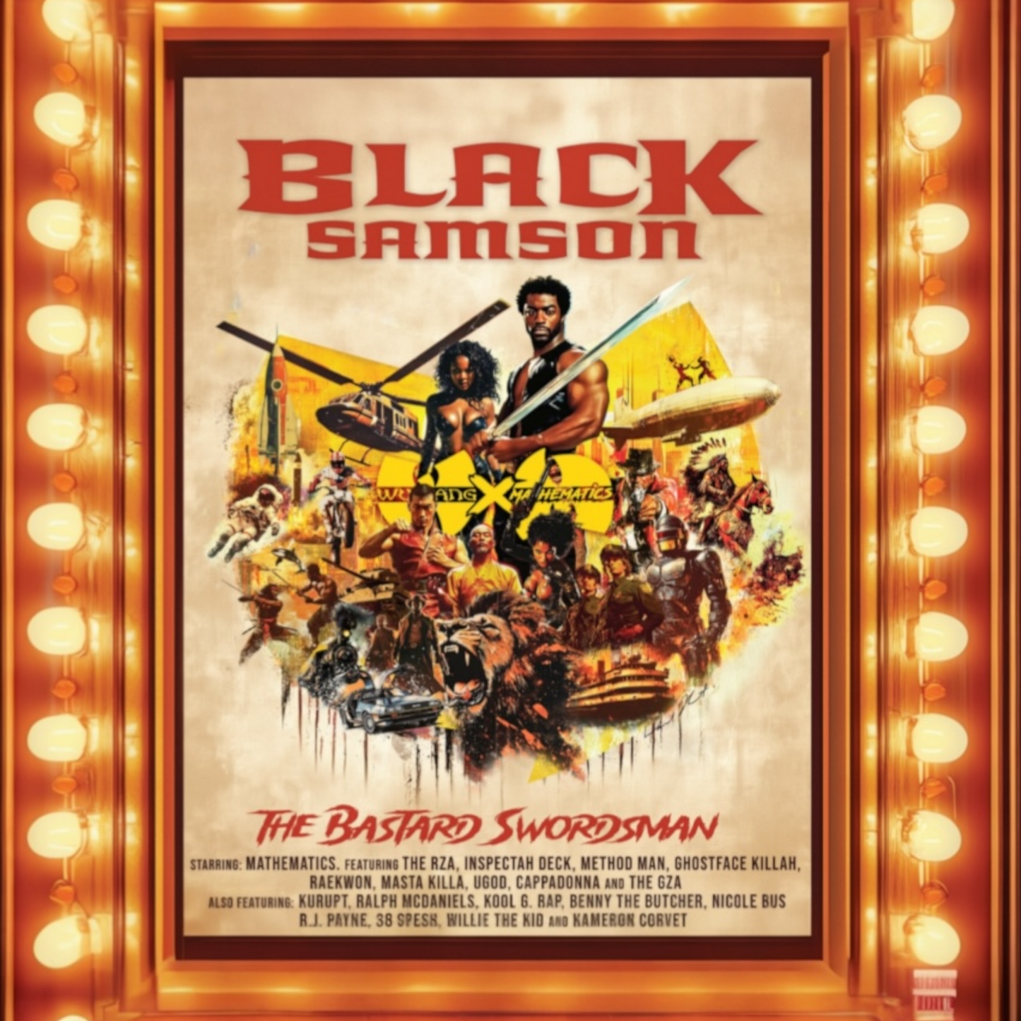 Wu-Tang and Mathematics 'Black Samson, The Bastard Swordsman: Wu-Tang, The Saga Continues Collection' LP