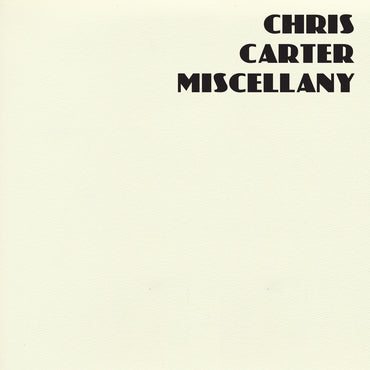Chris Carter 'Miscellany' Box Set