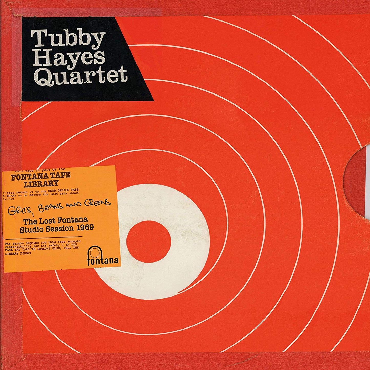 Tubby Hayes Quartet 'Grits, Beans And Greens: The Lost Fontana Studio Sessions 1969' LP